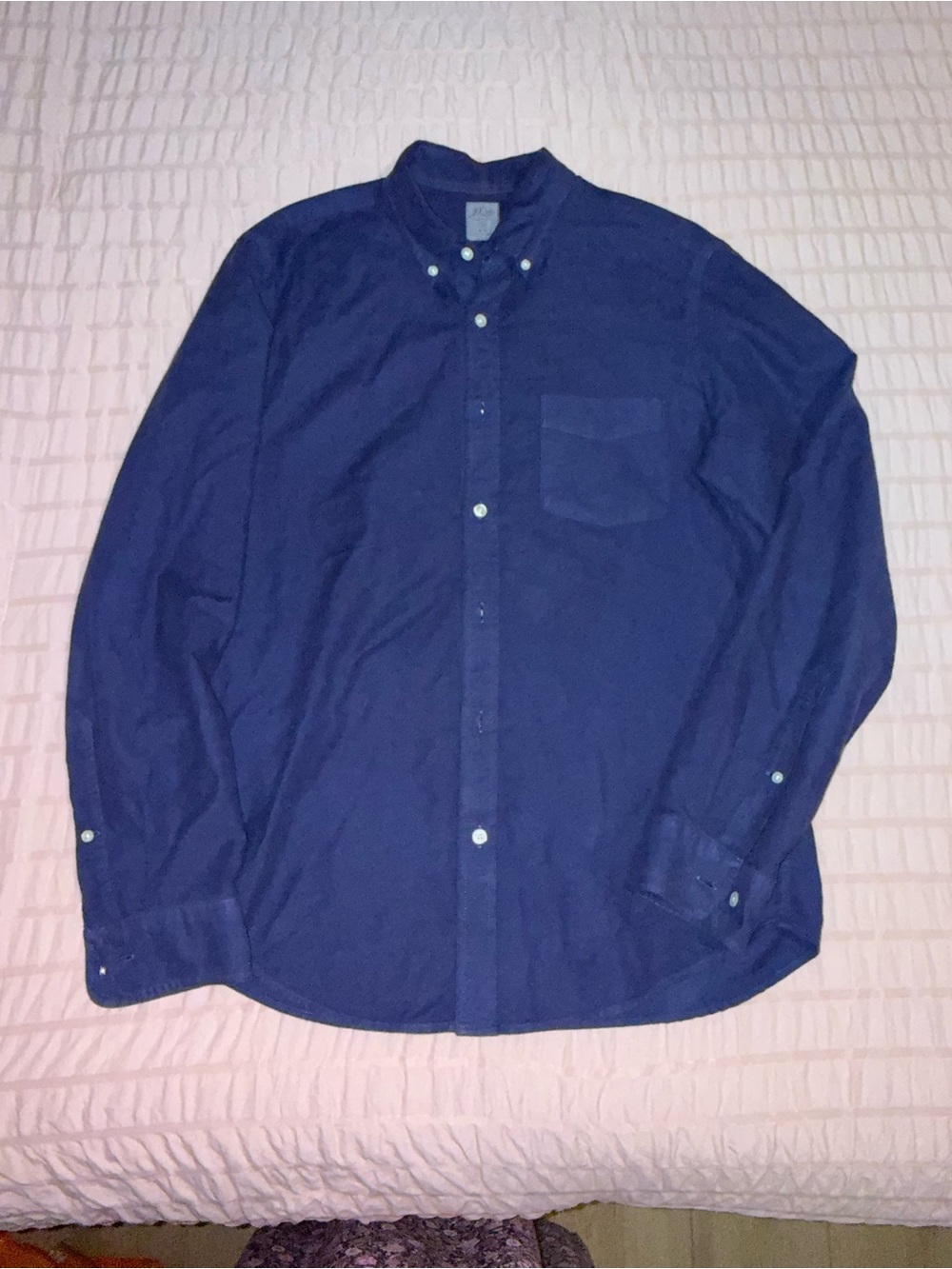 J. Crew 100% Cotton Long-Sleeve Button-Down Shirt